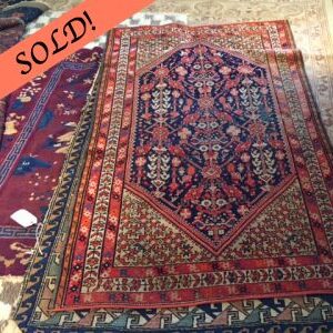 SOLD! - Antique Persian Melayer Rug